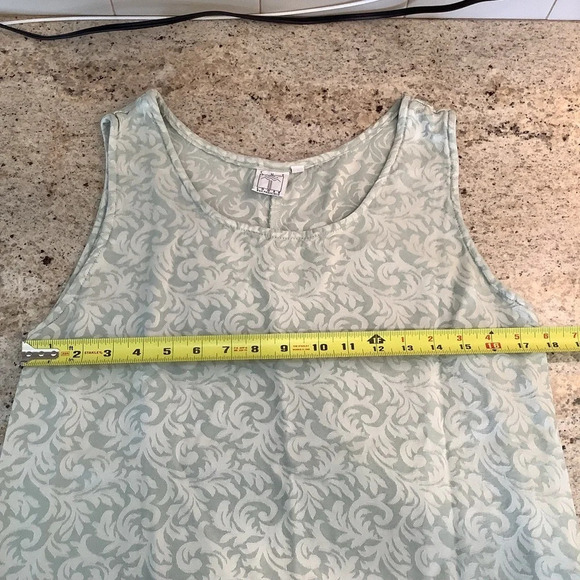 Cut Loose Vintage Two-Piece Green Maxi Dress Set Size Large - Picture 13 of 14